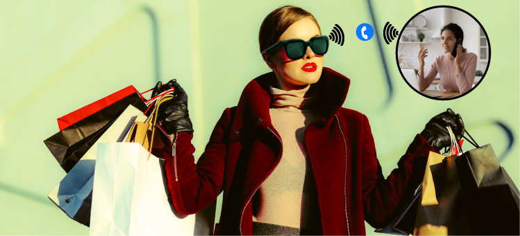 🎵 Stay stylish with Connected Glasses🕶️